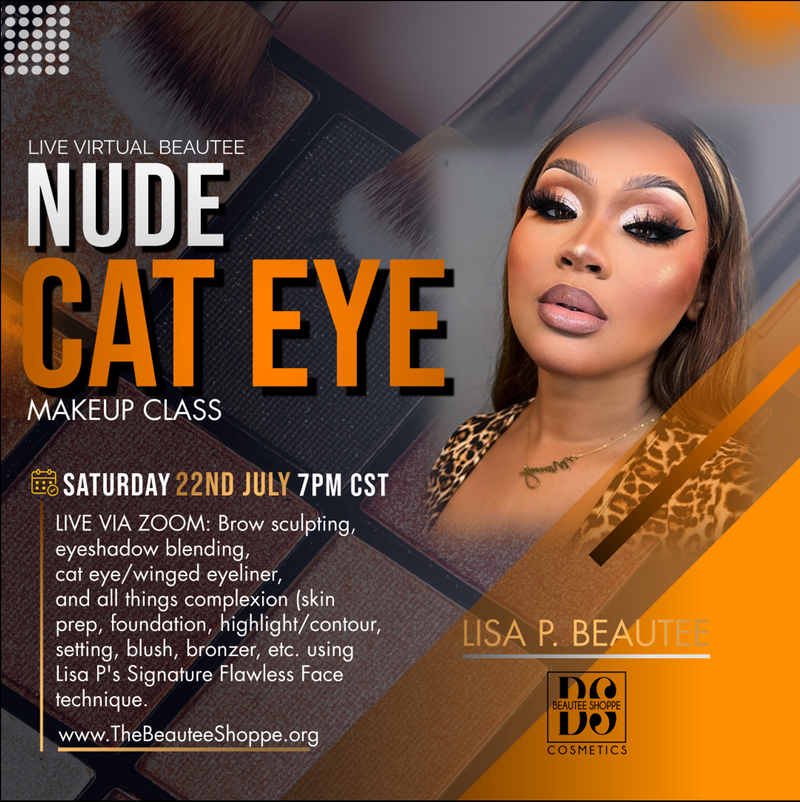 Nude Cat Eye Makeup Class